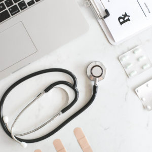 doctors-office-flatlay